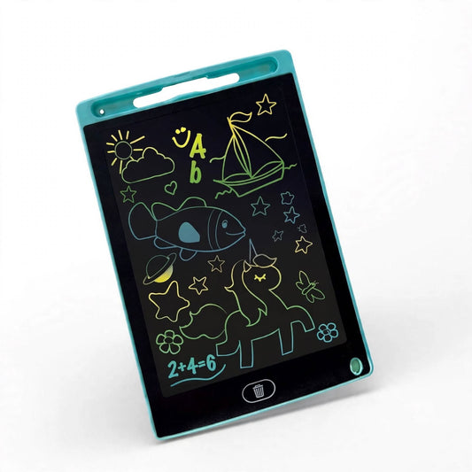 Tableta de Dibujo LCD 8.5" Multicolor ALMA RD™- Dibuja, Borra y Repite