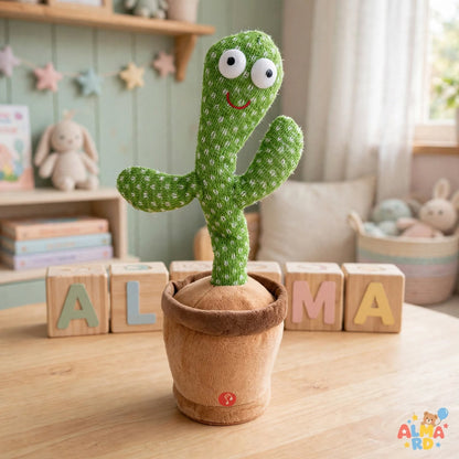 Cactus Bailarín ALMA RD™ - Canta, Baila y Repite tu Voz 🌵