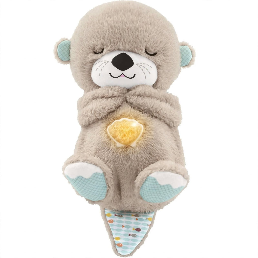 Peluche Nutria Dormilona ALMA RD™- Respiración Rítmica, Música Relajante y Luz Cálida